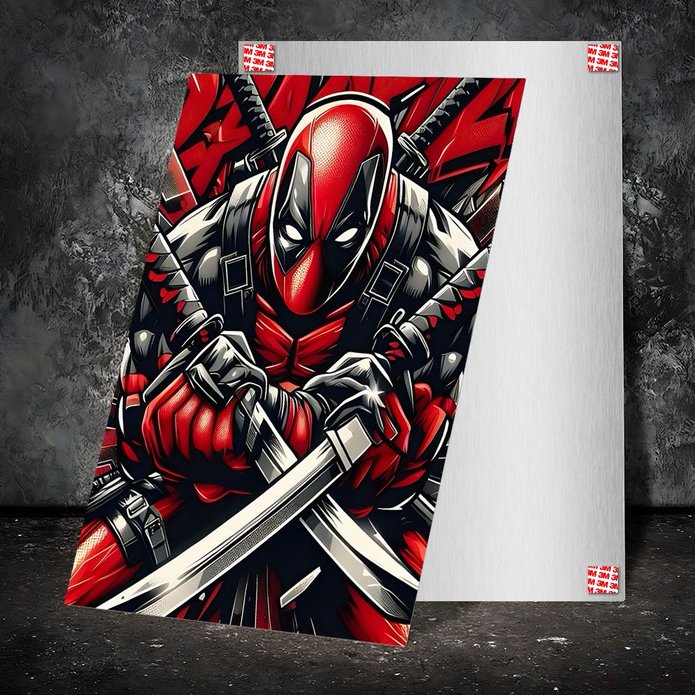 Metal Poster - Superhero Deadpool DP02 Mobile Case by CoverMeUp - Style 2