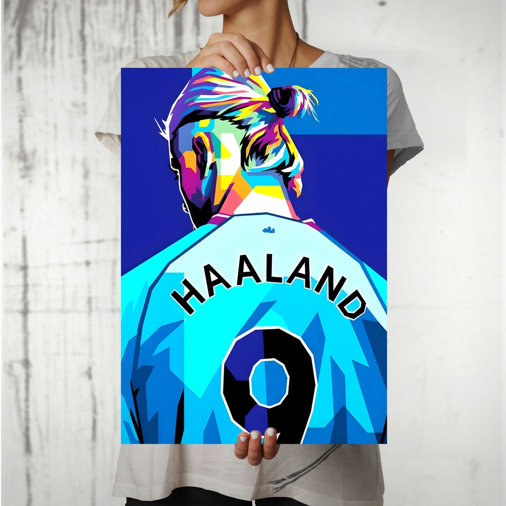 Metal Poster - Footballer Erling Haaland EH01 Mobile Case by CoverMeUp - Style 8