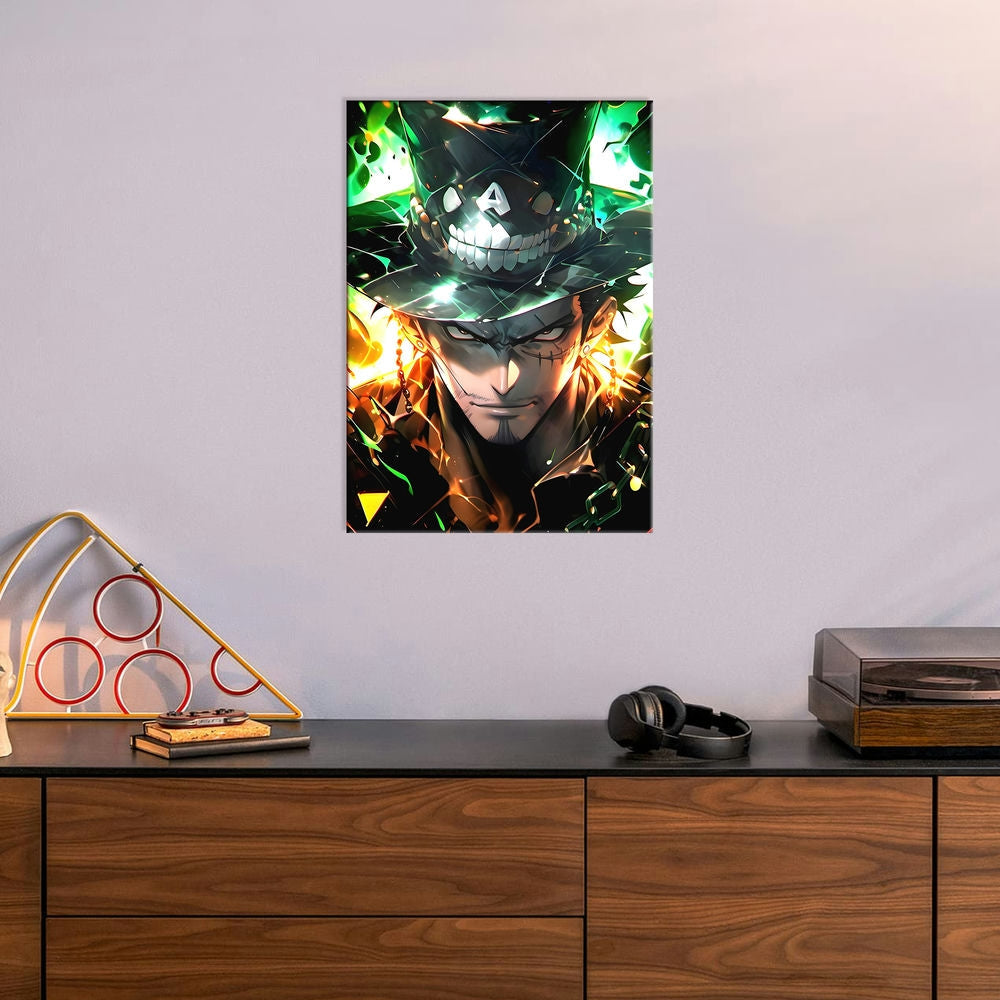 Metal Poster - One Piece Portgas D. Ace OP52 Mobile Case by CoverMeUp - Style 6