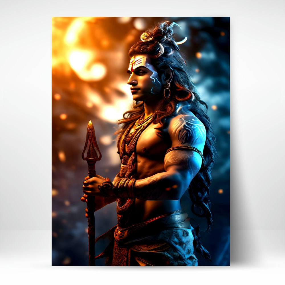 Metal Poster - Lord Shiva LS21 Mobile Case by CoverMeUp
