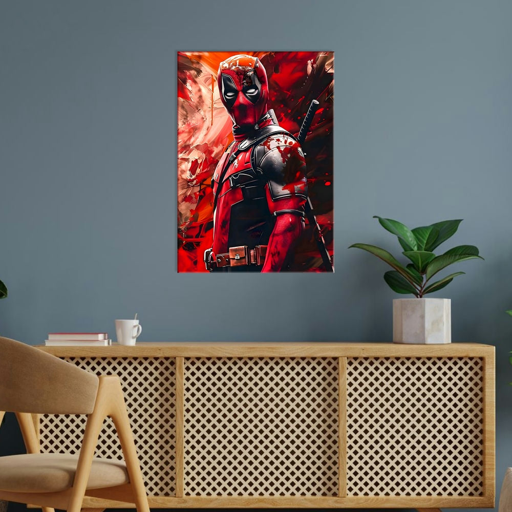 Metal Poster - Superhero Deadpool DP05 Mobile Case by CoverMeUp - Style 5
