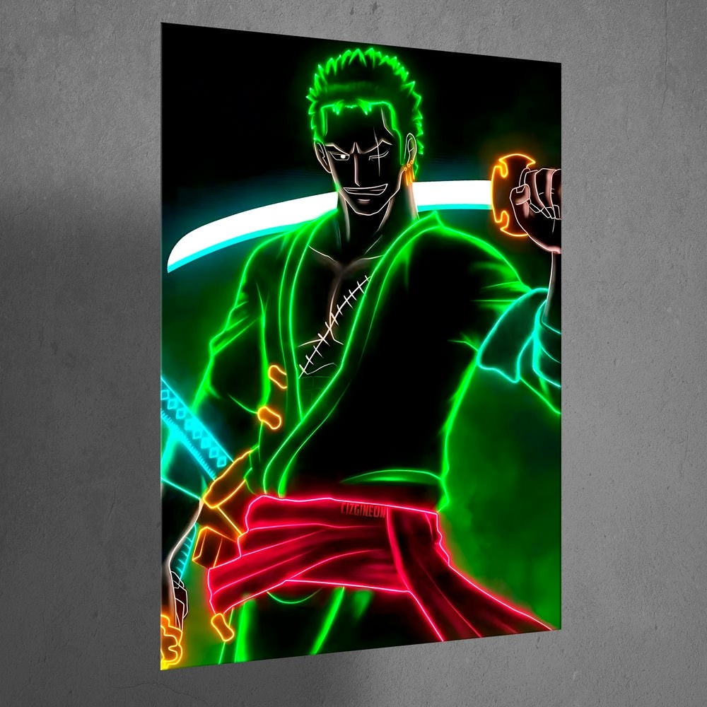 Metal Poster - One Piece Roronoa Zoro OP55 Mobile Case by CoverMeUp - Style 3