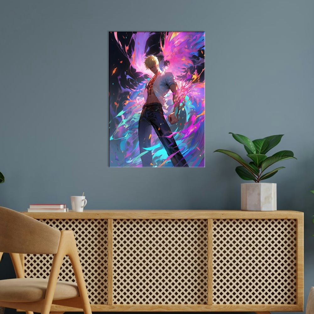 Metal Poster - Anime One Piece Marco OP65 Mobile Case by CoverMeUp - Style 5