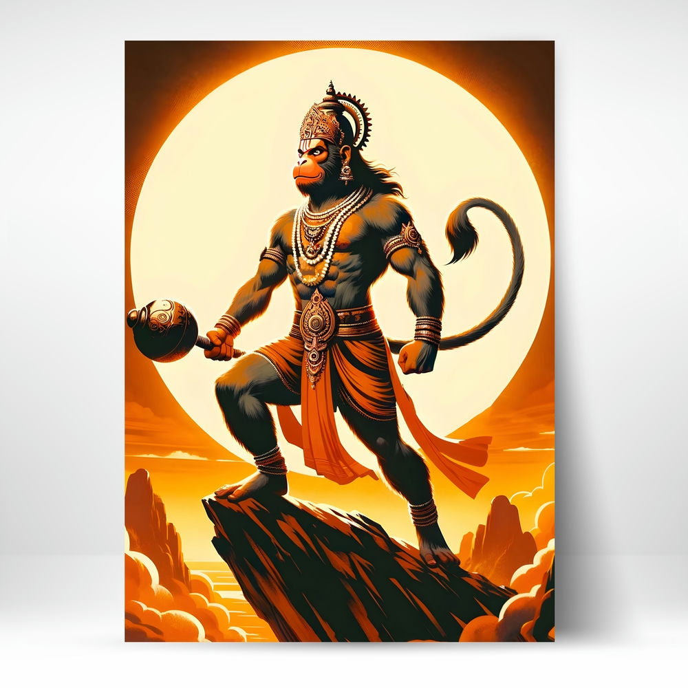 Metal Poster - Lord Hanuman LH09 Mobile Case by CoverMeUp