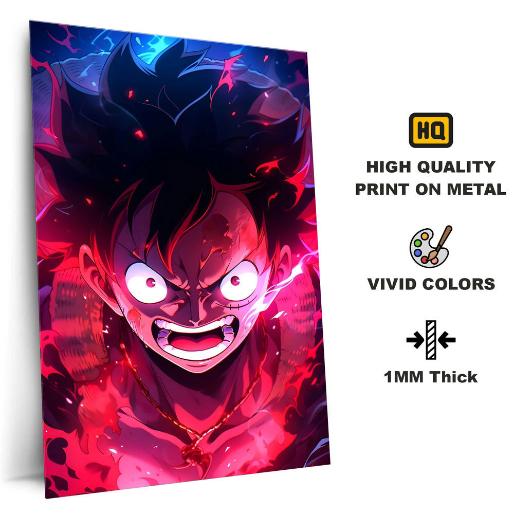 Metal Poster - One Piece Monkey D Luffy OP07 Mobile Case by CoverMeUp - Style 4