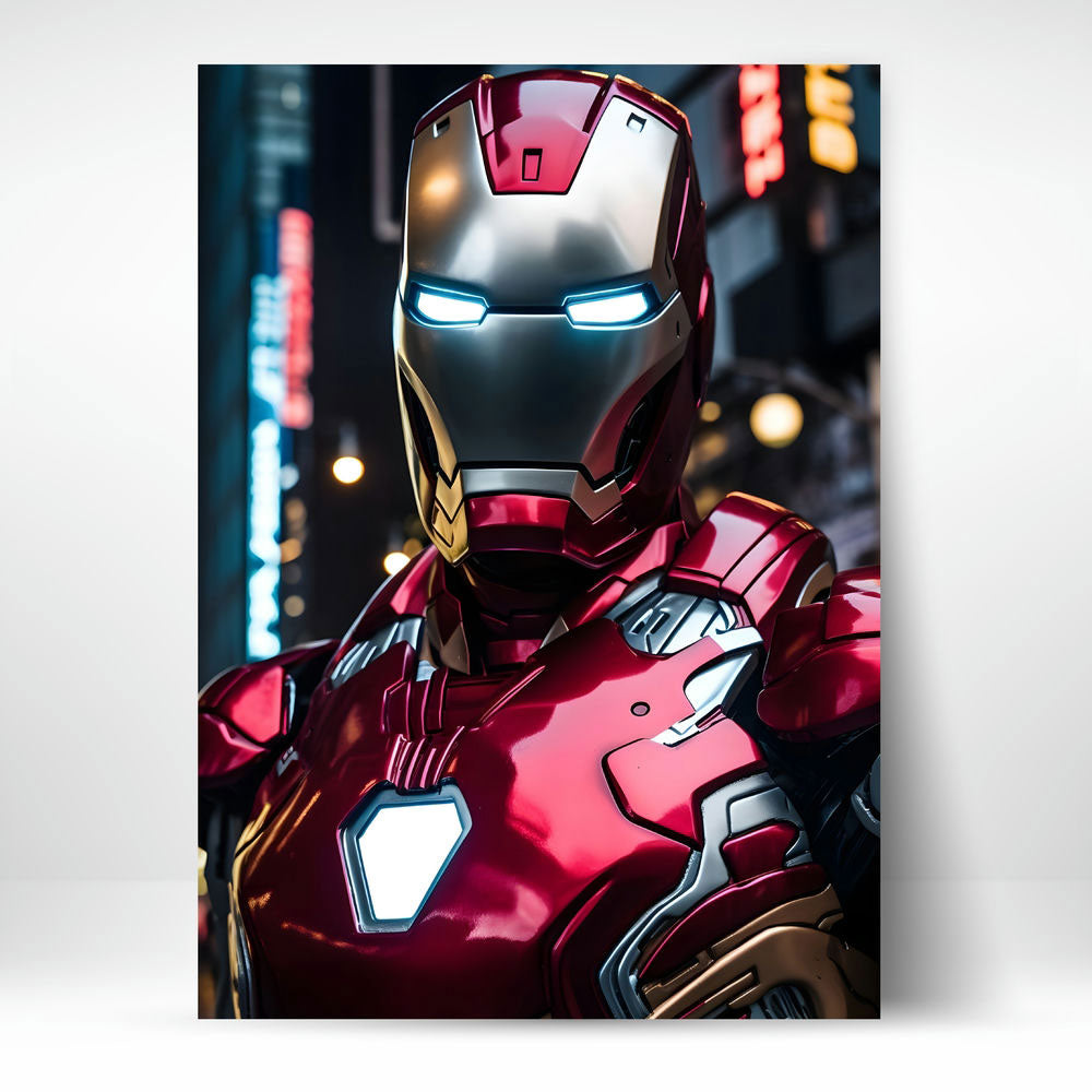 Metal Poster - Superhero Iron Man IM01 Mobile Case by CoverMeUp