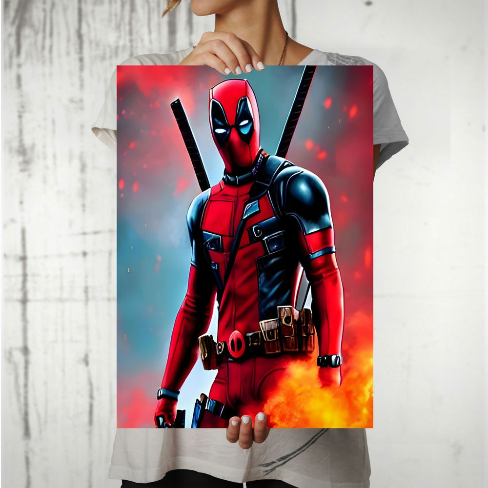 Metal Poster - Superhero Deadpool DP03 Mobile Case by CoverMeUp - Style 8