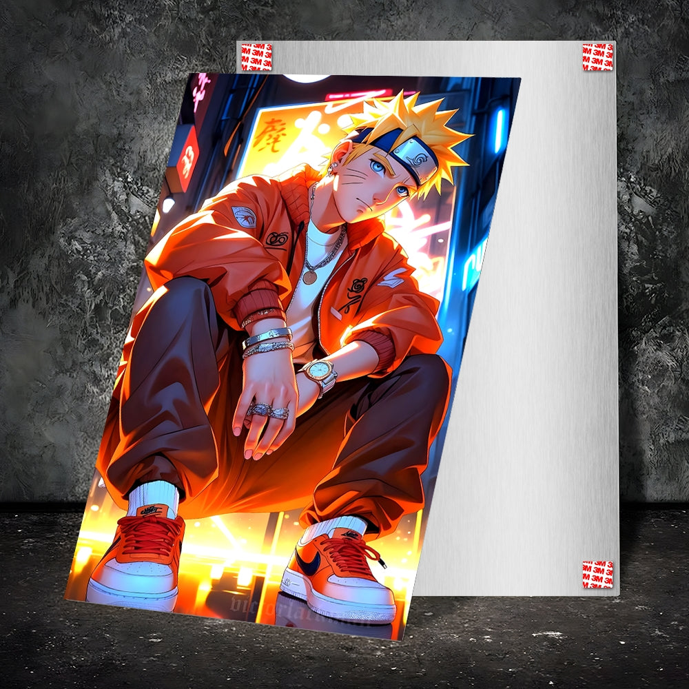 Metal Poster - Anime Naruto Uzumaki NU05 Mobile Case by CoverMeUp - Style 2