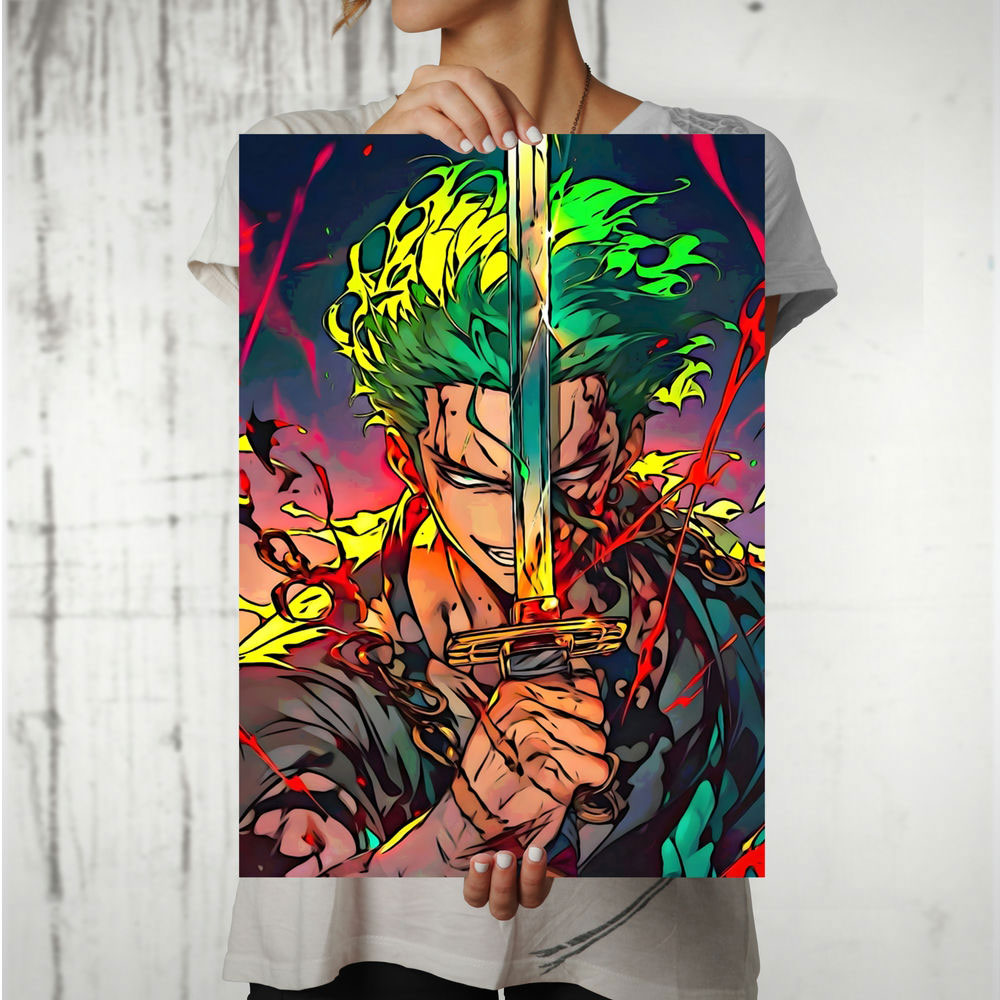 Metal Poster - One Piece Roronoa Zoro OP26 Mobile Case by CoverMeUp - Style 8