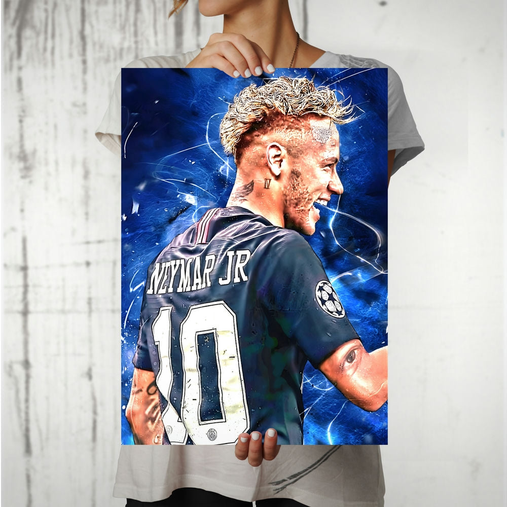 Metal Poster - Footballer Neymar Jr NJR02 Mobile Case by CoverMeUp - Style 8