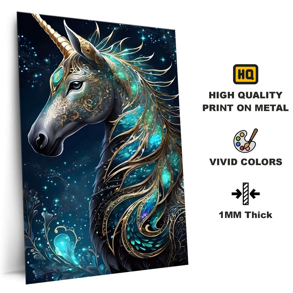 Metal Poster - Wildlife Unicorn UN01 Mobile Case by CoverMeUp - Style 4