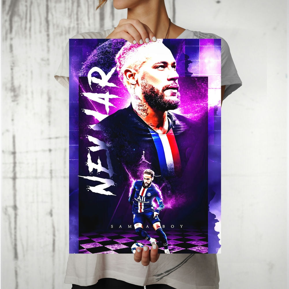 Metal Poster - Footballer Neymar Jr NJR04 Mobile Case by CoverMeUp - Style 8