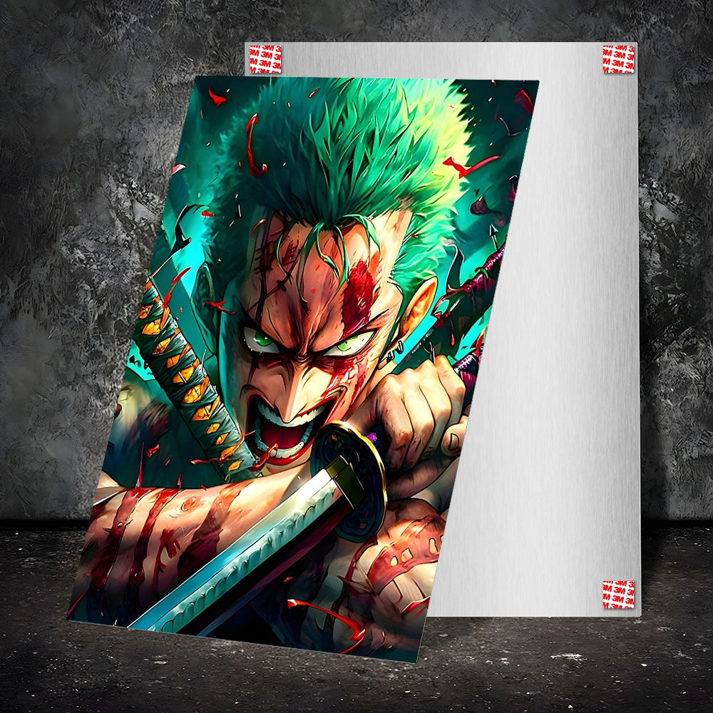 Metal Poster - One Piece Roronoa Zoro OP21 Mobile Case by CoverMeUp - Style 2