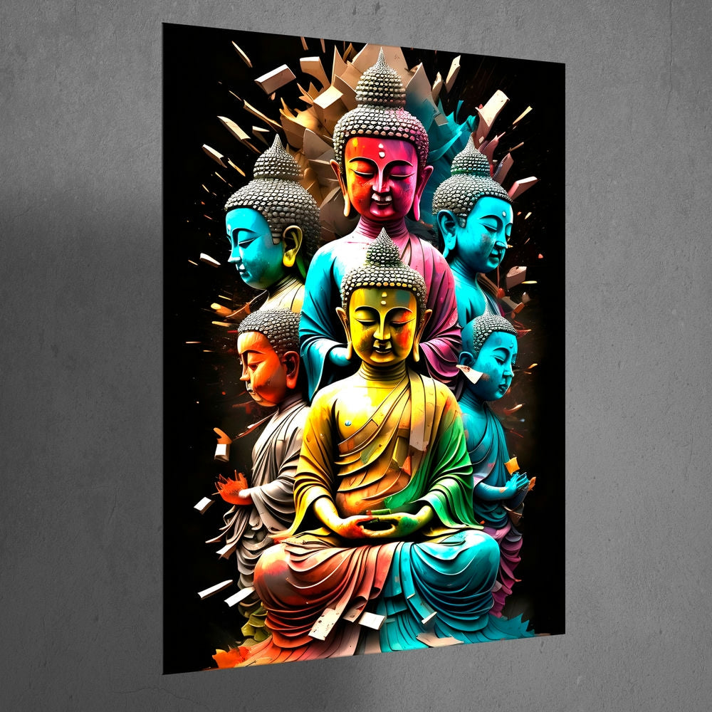 Metal Poster - Lord Buddha LB29 Mobile Case by CoverMeUp - Style 3