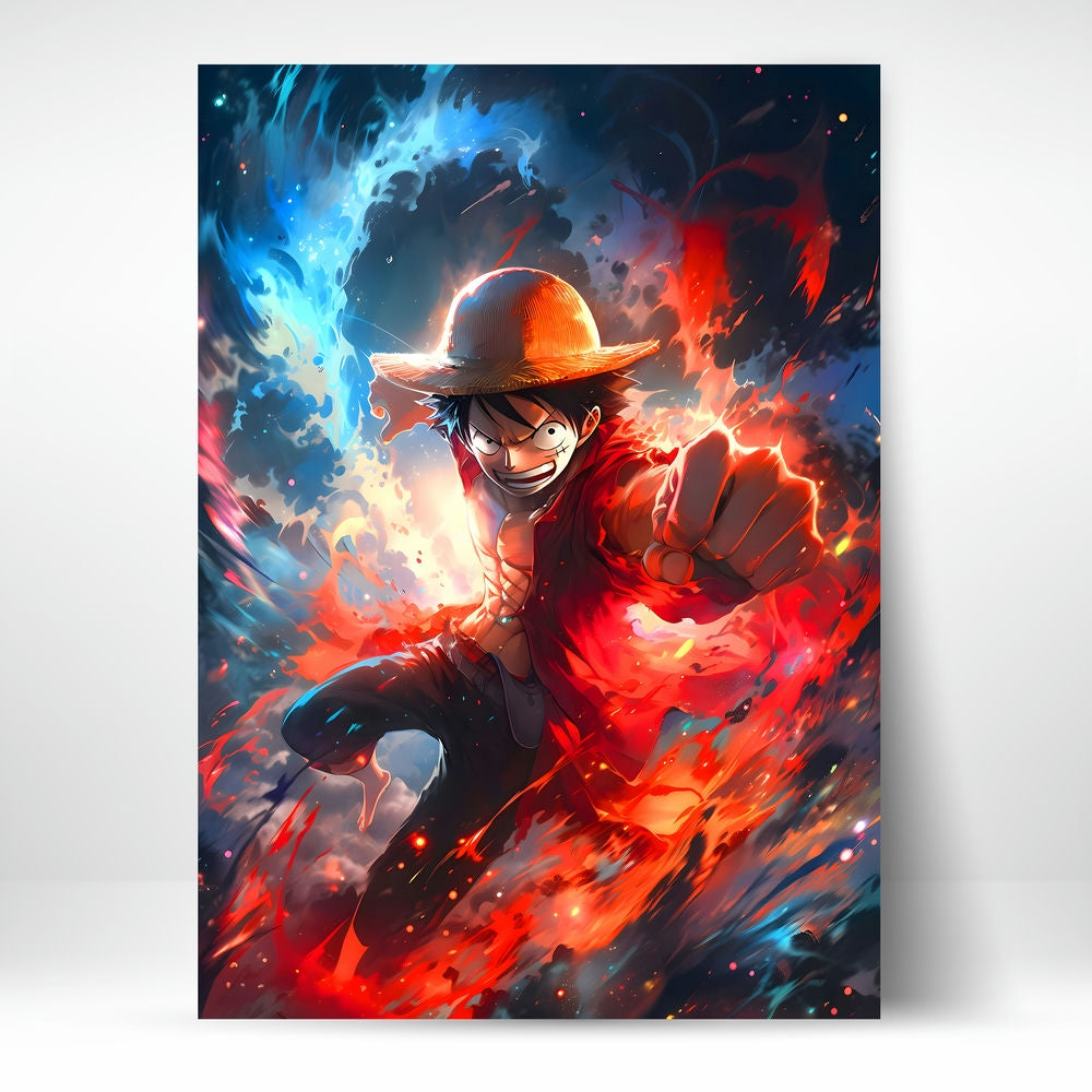Metal Poster - Anime One Piece Luffy OP64 Mobile Case by CoverMeUp