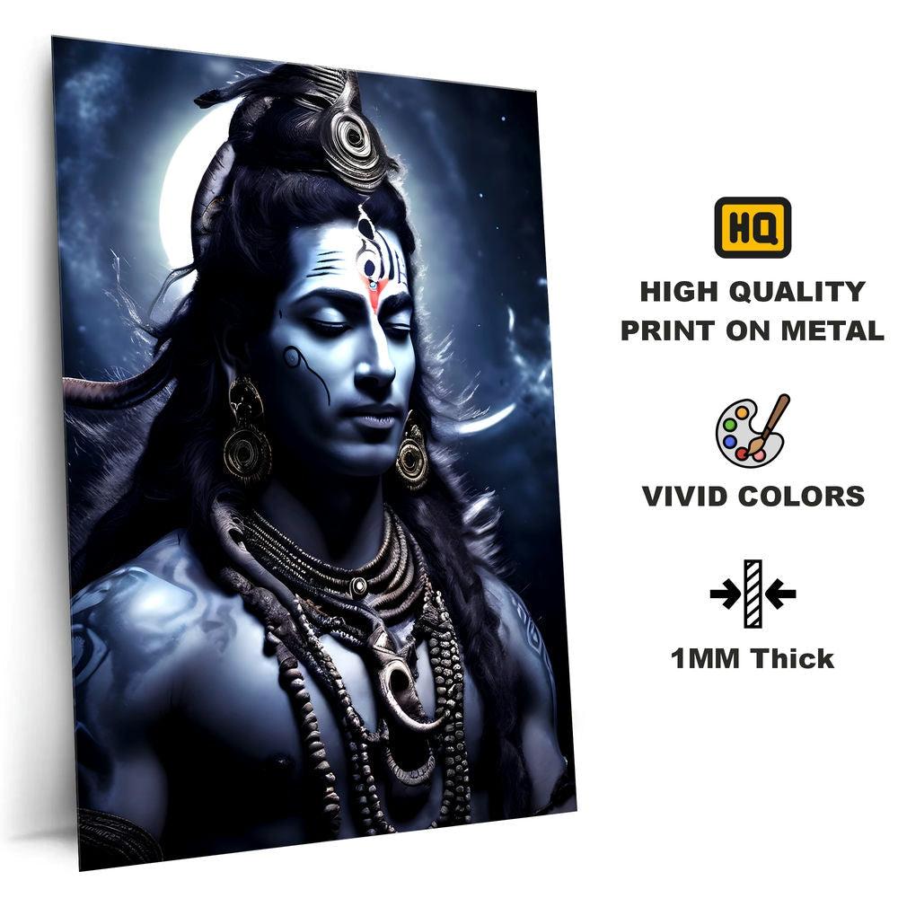 Metal Poster - Lord Shiva LS20 Mobile Case by CoverMeUp - Style 4