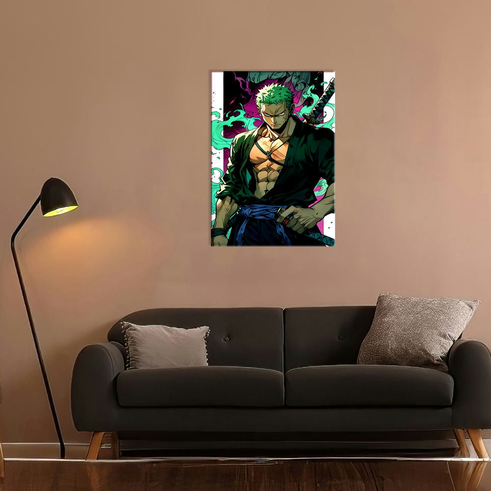 Metal Poster - One Piece Roronoa Zoro OP54 Mobile Case by CoverMeUp - Style 7