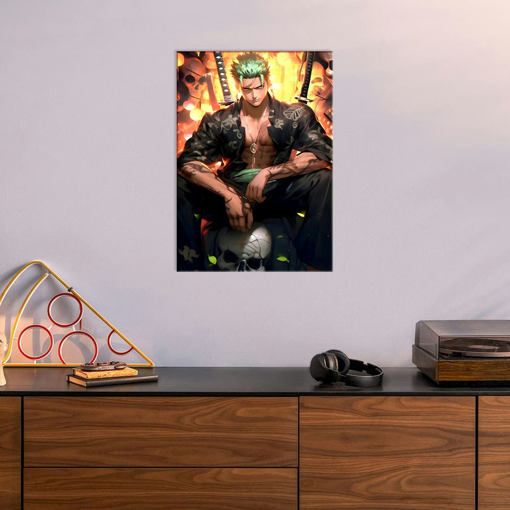 Metal Poster - One Piece Roronoa Zoro OP51 Mobile Case by CoverMeUp - Style 6