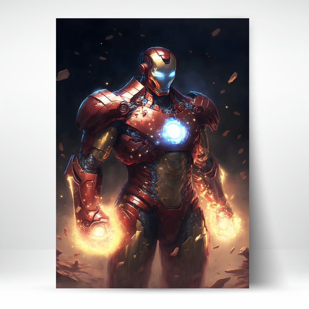 Metal Poster - Superhero Iron Man IM17 Mobile Case by CoverMeUp