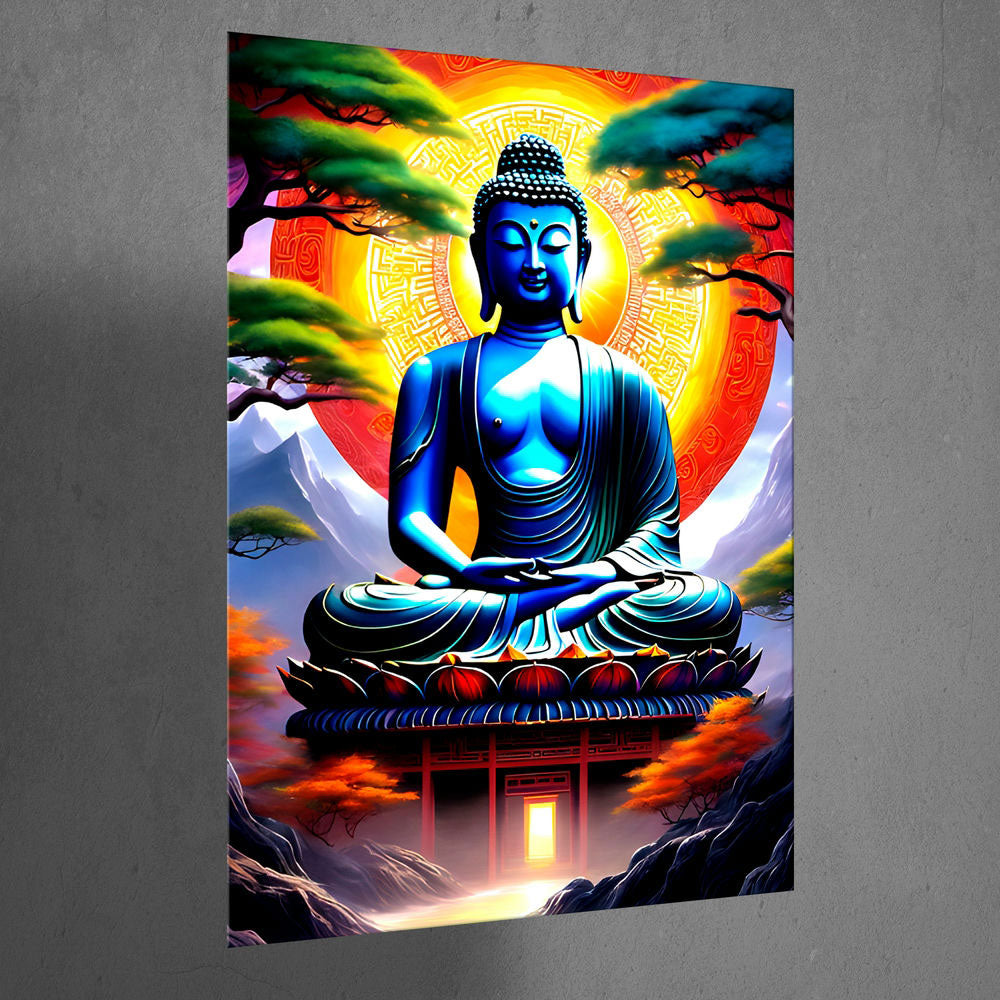 Metal Poster - Lord Buddha LB03 Mobile Case by CoverMeUp - Style 3