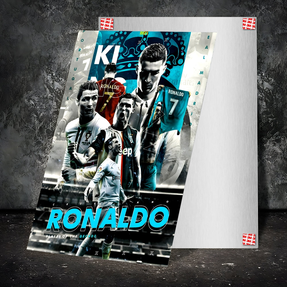 Metal Poster - Footballer Cristiano Ronaldo F06 Mobile Case by CoverMeUp - Style 2