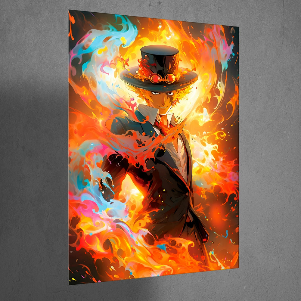 Metal Poster - Anime One Piece Sabo OP68 Mobile Case by CoverMeUp - Style 3