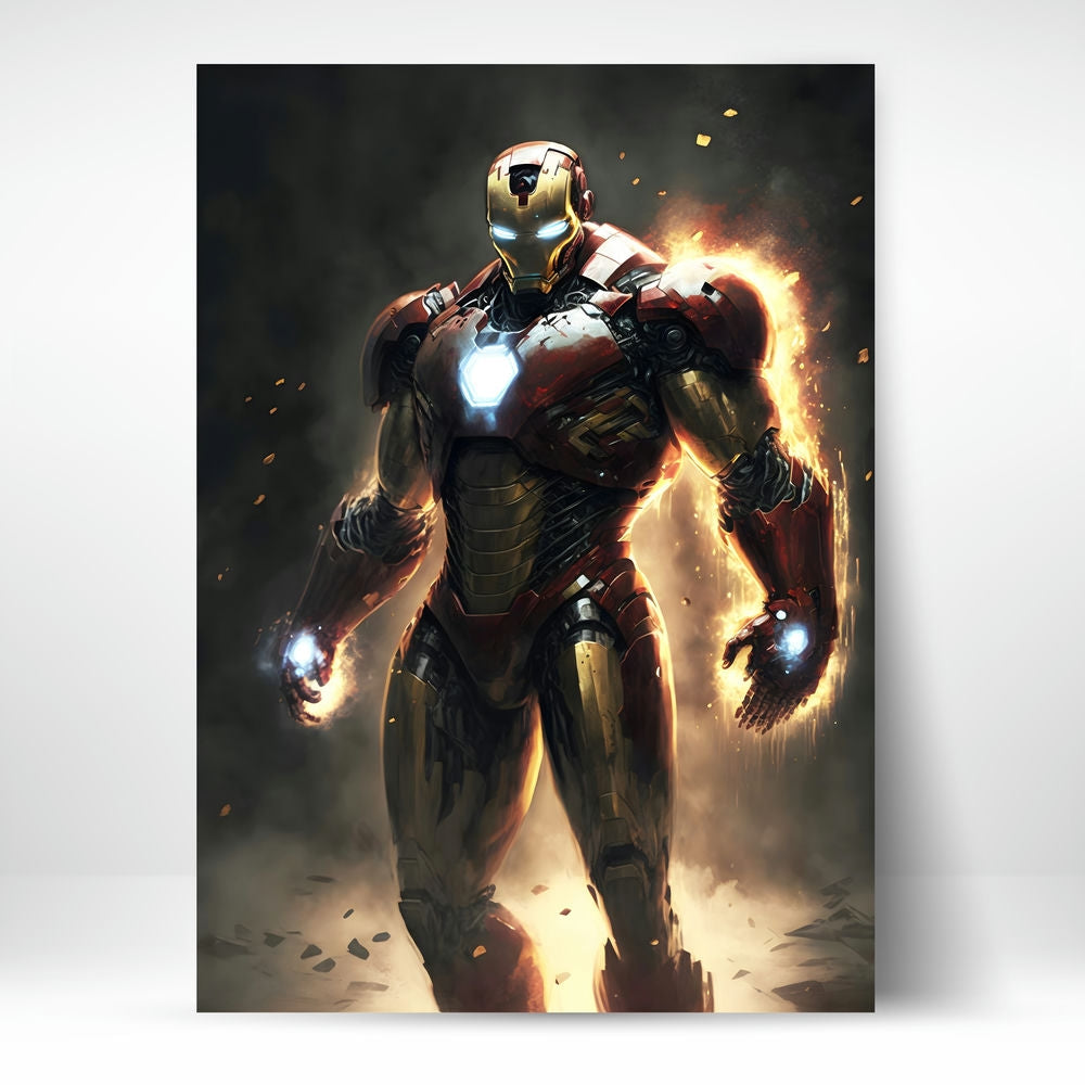Metal Poster - Superhero Iron Man IM15 Mobile Case by CoverMeUp