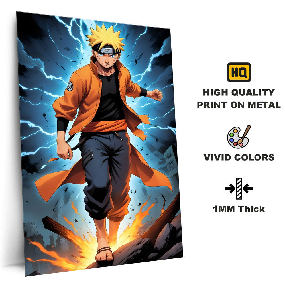 Metal Poster - Naruto Uzumaki NU02 Mobile Case by CoverMeUp - Style 4