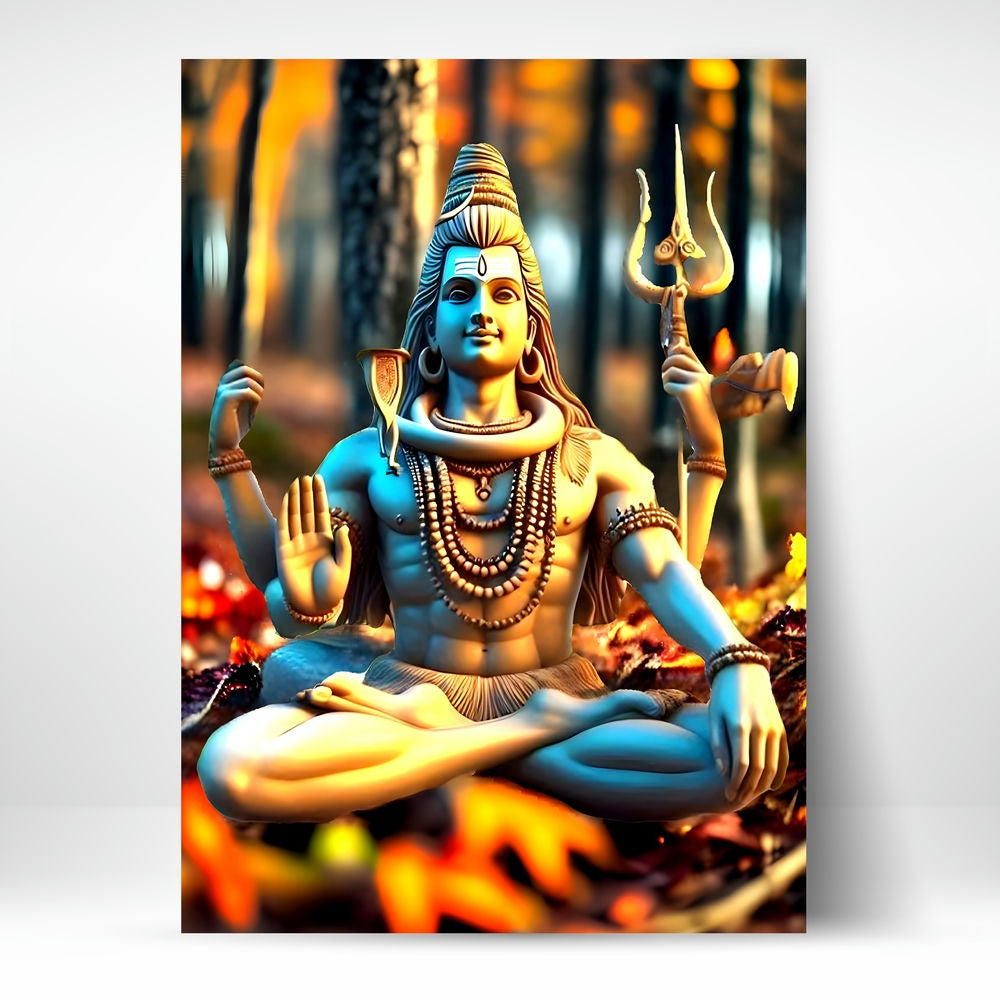 Metal Poster - Lord Shiva LS22 Mobile Case by CoverMeUp