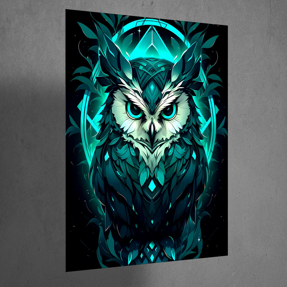 Metal Poster - Wildlife Owl WO04 Mobile Case by CoverMeUp - Style 3