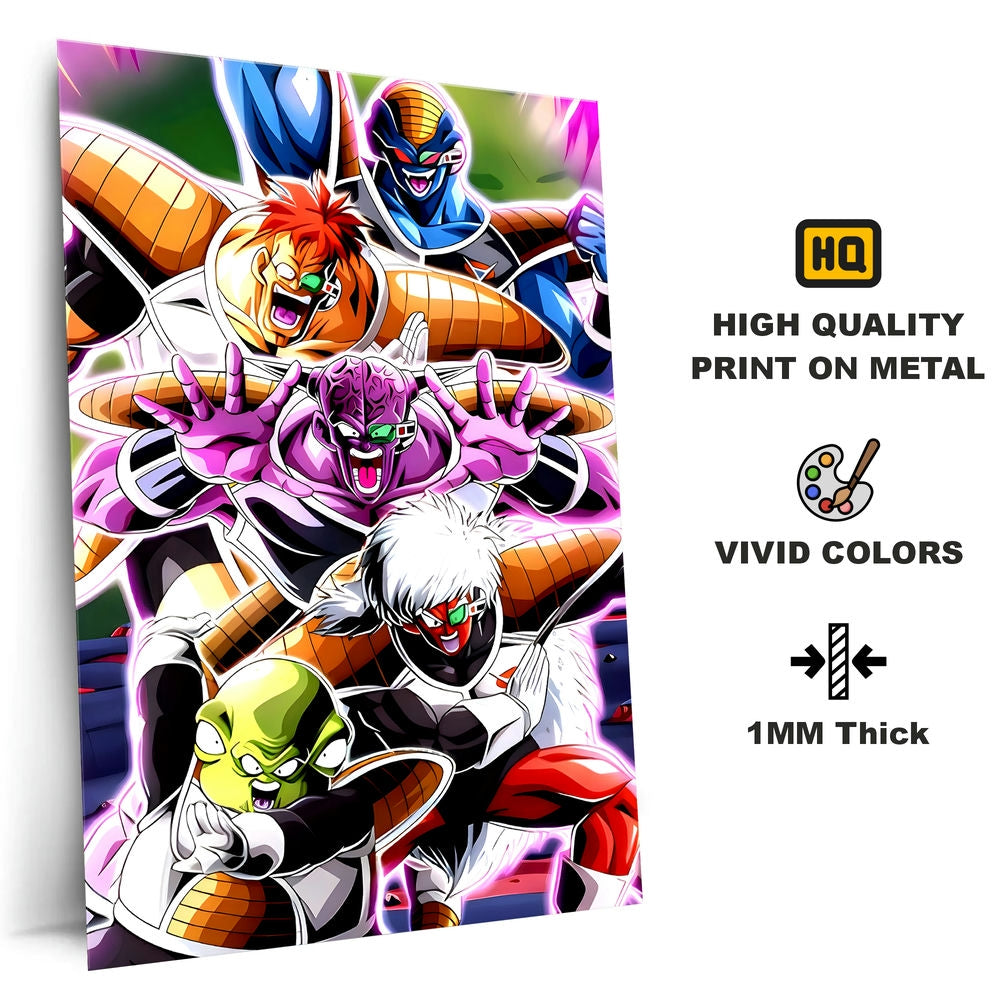 Metal Poster - Anime Dragon Ball Z Mobile Case by CoverMeUp - Style 4
