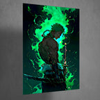 Metal Poster - One Piece Roronoa Zoro OP30 Mobile Case by CoverMeUp - Style 3