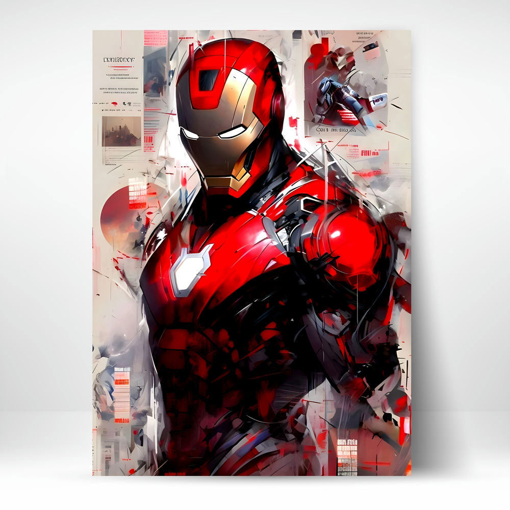 Metal Poster - Superhero Iron Man IM03 Mobile Case by CoverMeUp