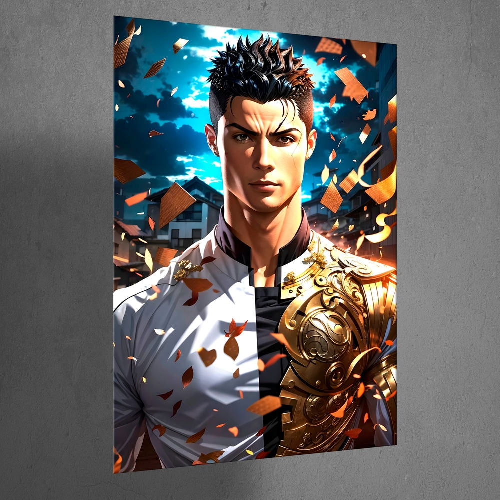 Metal Poster - Footballer Cristiano Ronaldo F07 Mobile Case by CoverMeUp - Style 3