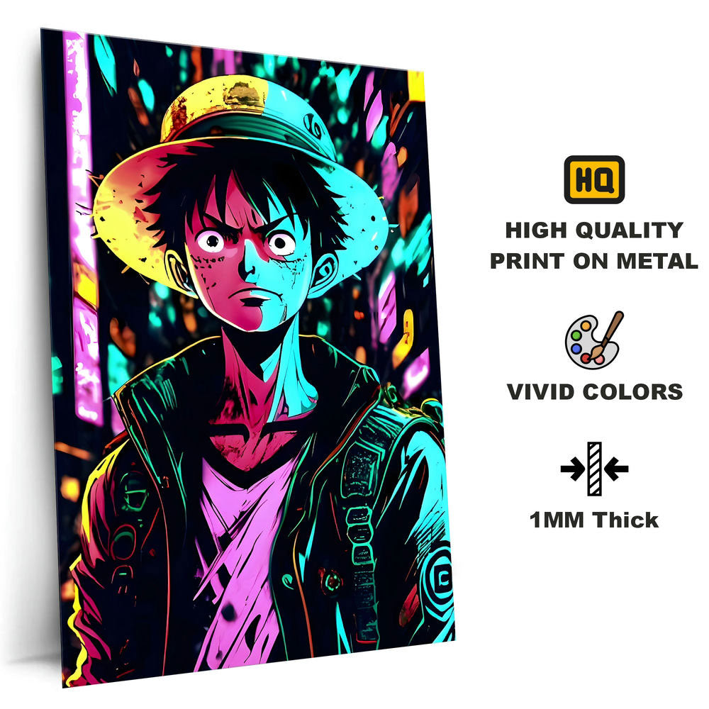 Metal Poster - One Piece Monkey D Luffy OP01 Mobile Case by CoverMeUp - Style 4