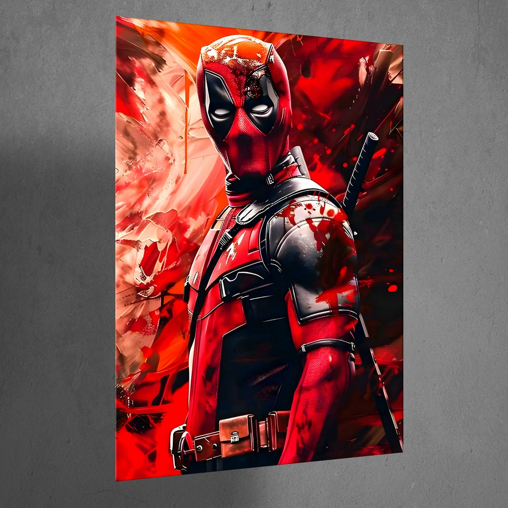 Metal Poster - Superhero Deadpool DP05 Mobile Case by CoverMeUp - Style 3