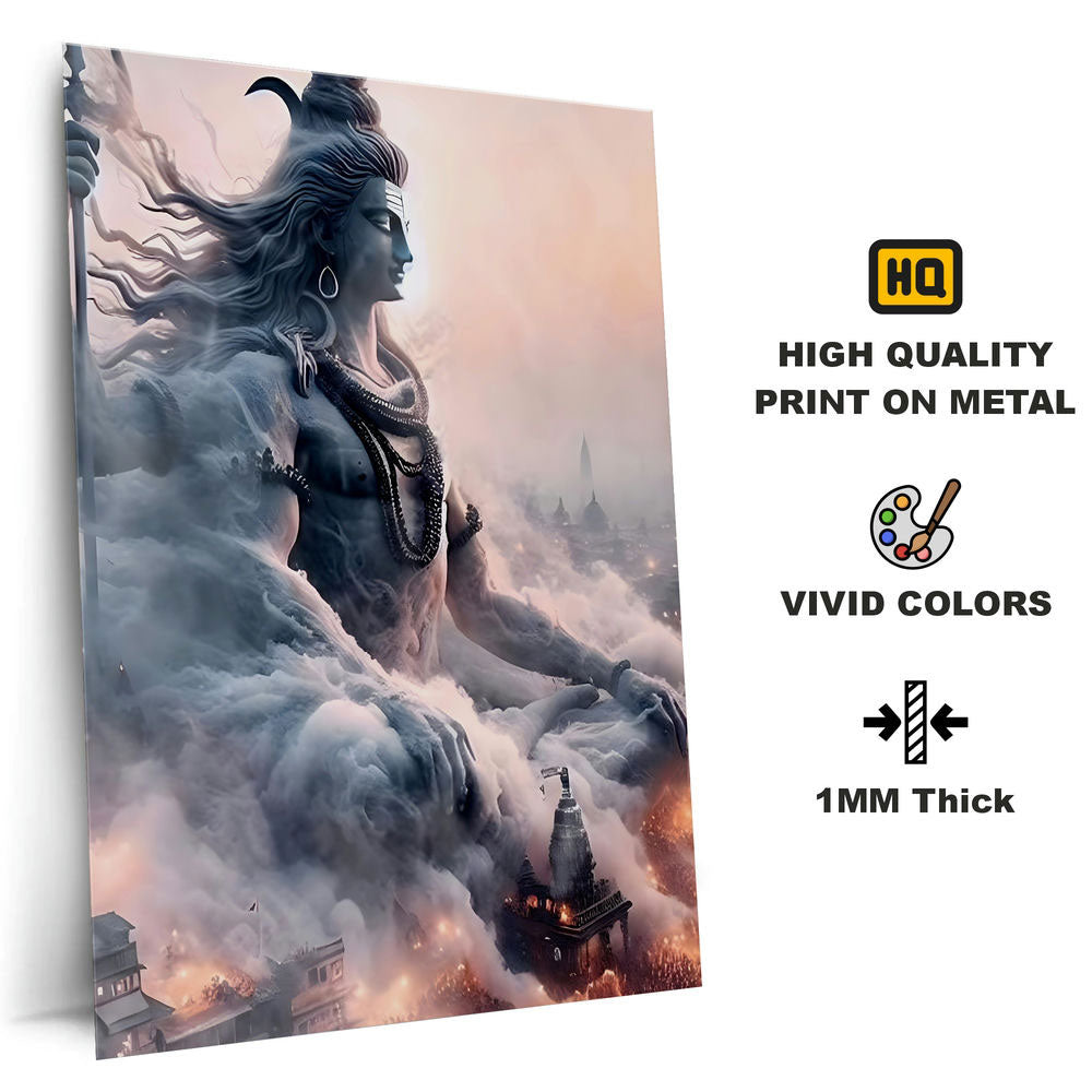 Metal Poster - Lord Shiva LS06 Mobile Case by CoverMeUp - Style 4