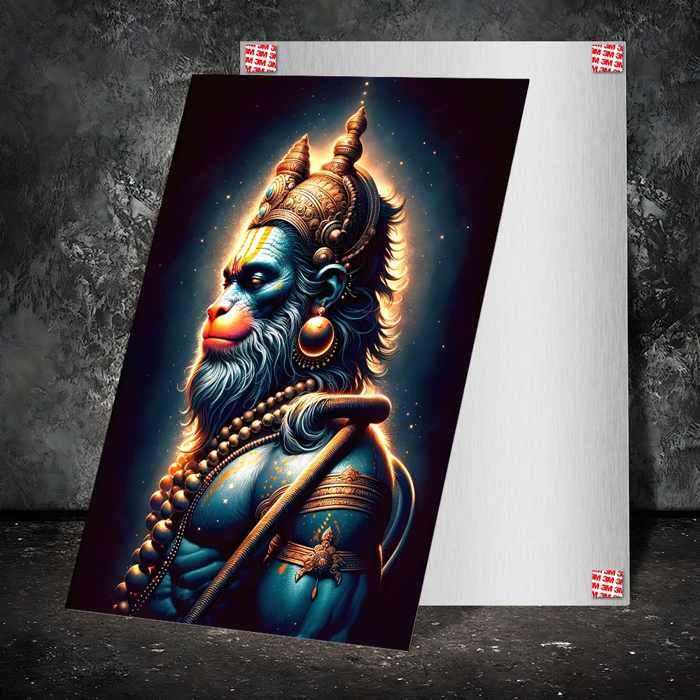 Metal Poster - Lord Hanuman LH04 Mobile Case by CoverMeUp - Style 2