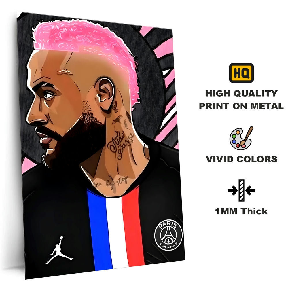 Metal Poster - Footballer Neymar Jr NJR03 Mobile Case by CoverMeUp - Style 4