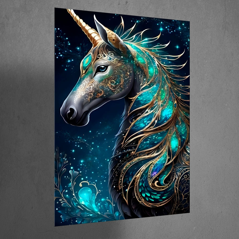 Metal Poster - Wildlife Unicorn UN01 Mobile Case by CoverMeUp - Style 3