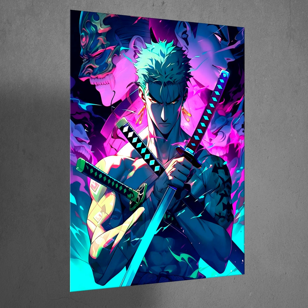 Metal Poster - One Piece Roronoa Zoro OP53 Mobile Case by CoverMeUp - Style 3