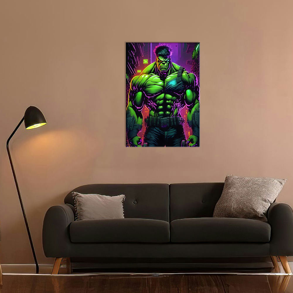Metal Poster - Superhero Hulk SH01 Mobile Case by CoverMeUp - Style 7