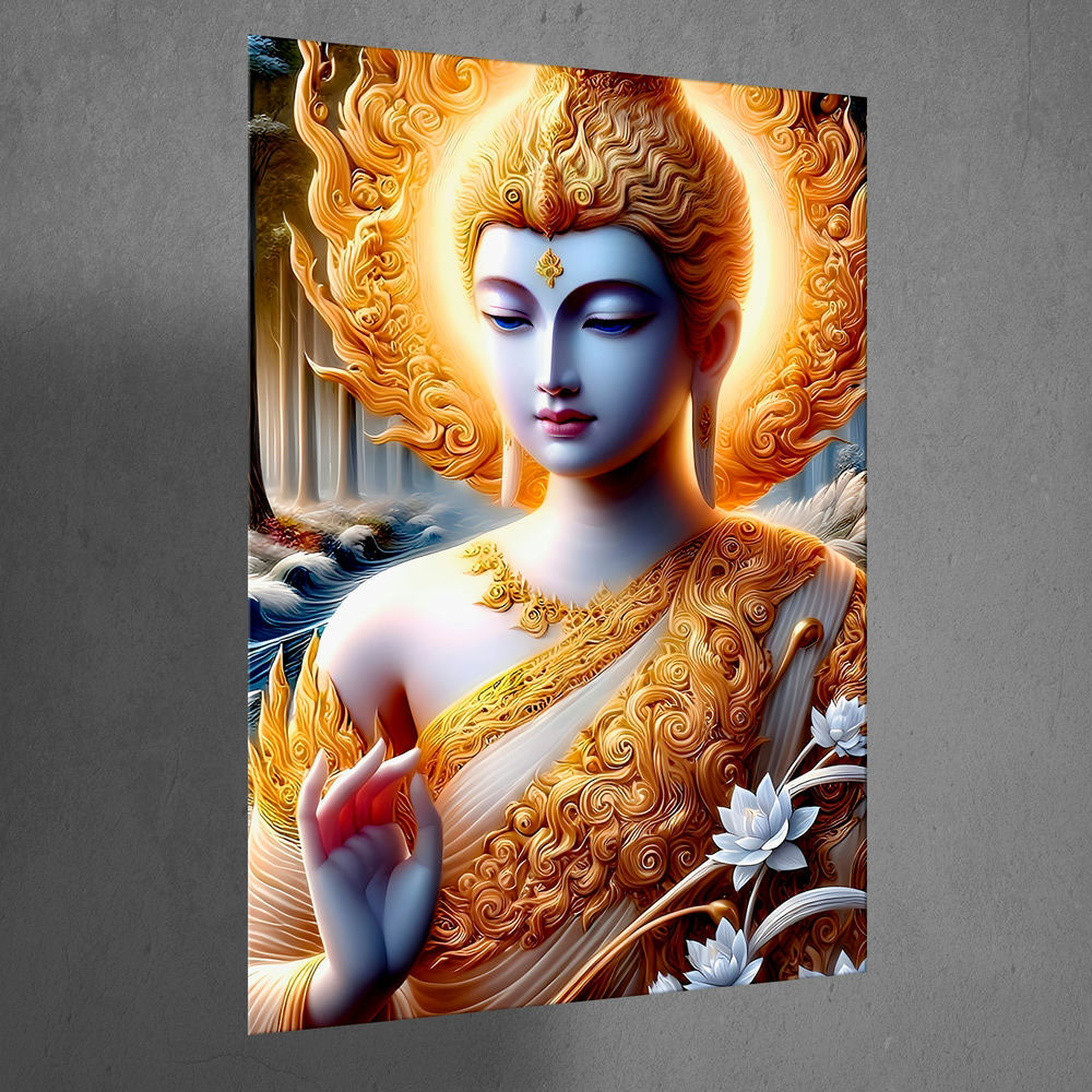 Metal Poster - Lord Buddha LB05 Mobile Case by CoverMeUp - Style 3
