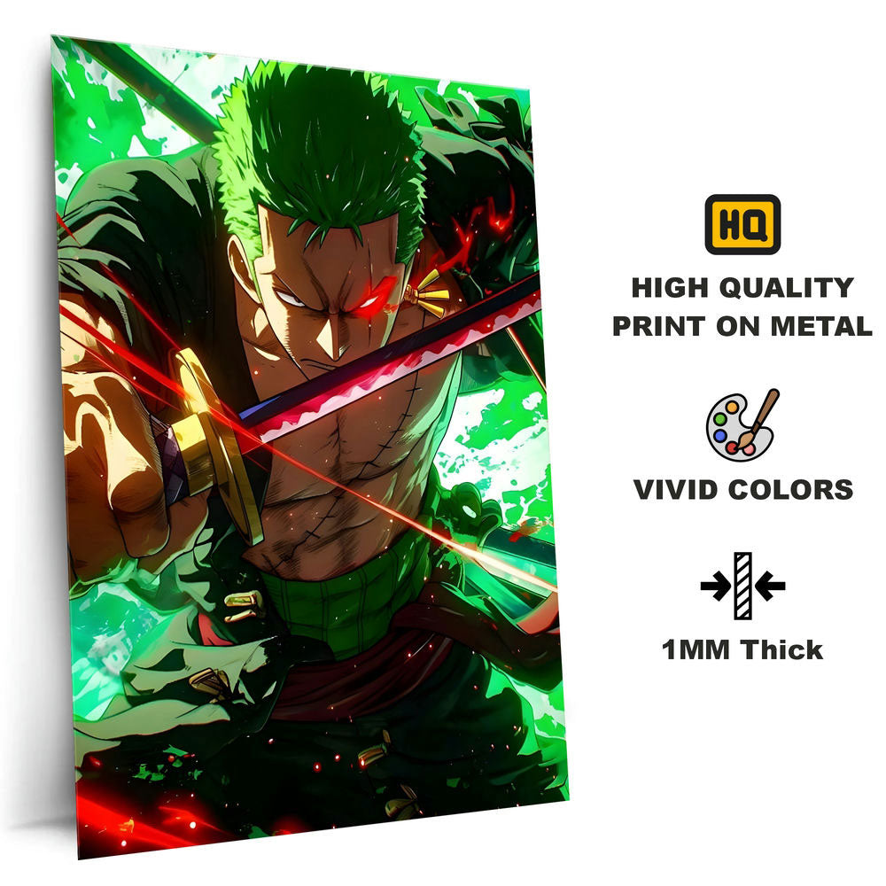 Metal Poster - One Piece Roronoa Zoro OP23 Mobile Case by CoverMeUp - Style 4