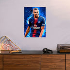 Metal Poster - Footballer Kylian Mbappe KM02 Mobile Case by CoverMeUp - Style 6