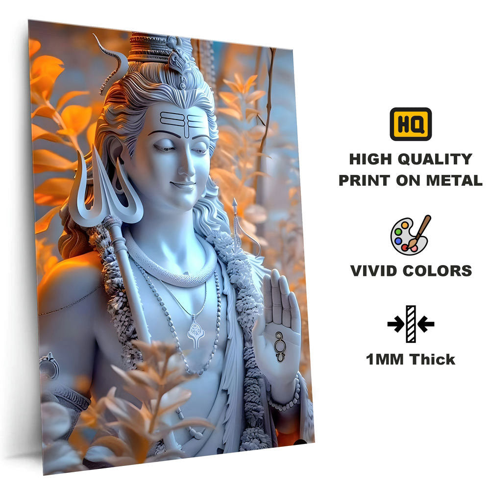 Metal Poster - Lord Shiva LS03 Mobile Case by CoverMeUp - Style 4