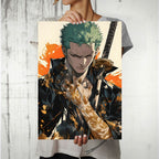Metal Poster - One Piece Roronoa Zoro OP33 Mobile Case by CoverMeUp - Style 8
