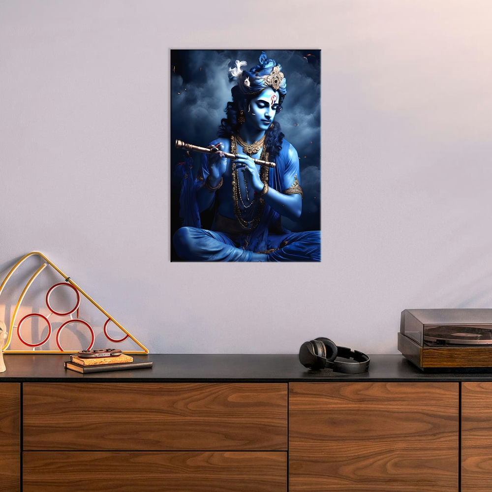 Metal Poster - Lord Krishna LK08 Mobile Case by CoverMeUp - Style 6