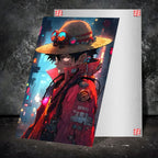 Metal Poster - One Piece Monkey D Luffy OP04 Mobile Case by CoverMeUp - Style 2