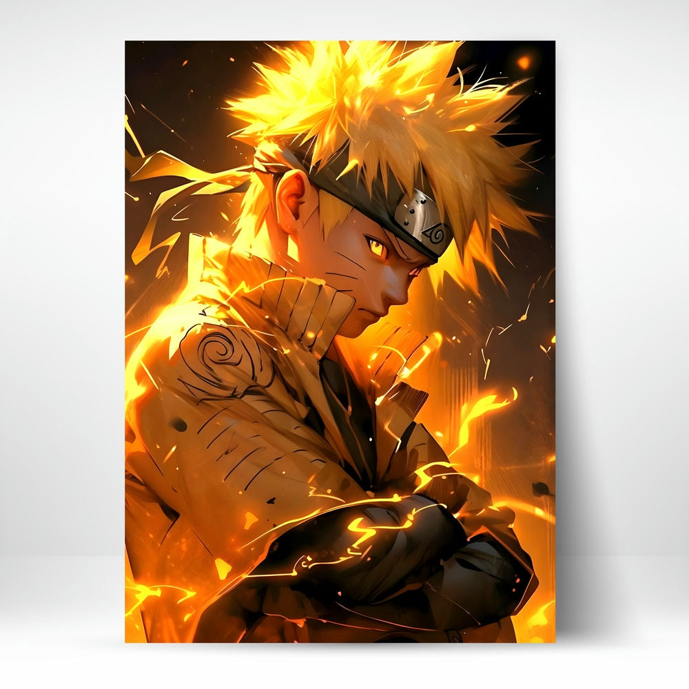 Metal Poster - Anime Naruto Uzumaki NU08 Mobile Case by CoverMeUp